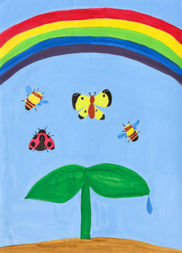 にじと虫としぜん