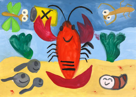 水の中の生きもの