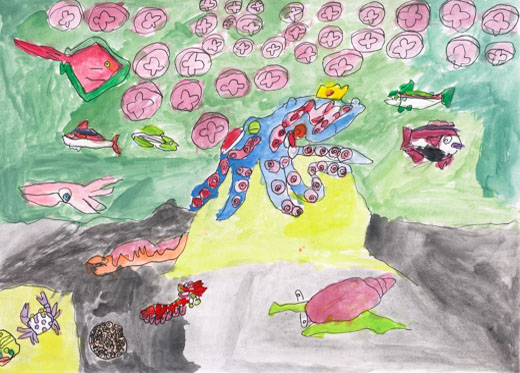 レッドリングオクトパスの海