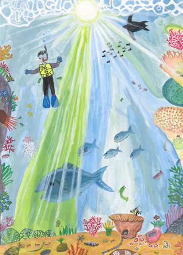 海の中は別世界