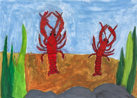 ザリガニのおうち