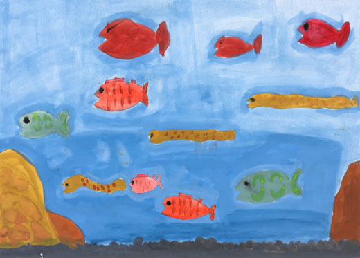 きれいな川にすむ魚