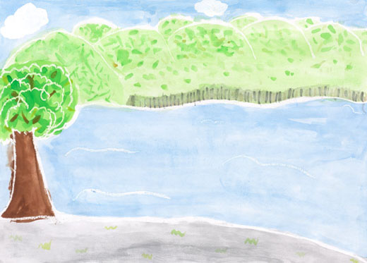 キレイなみずうみ