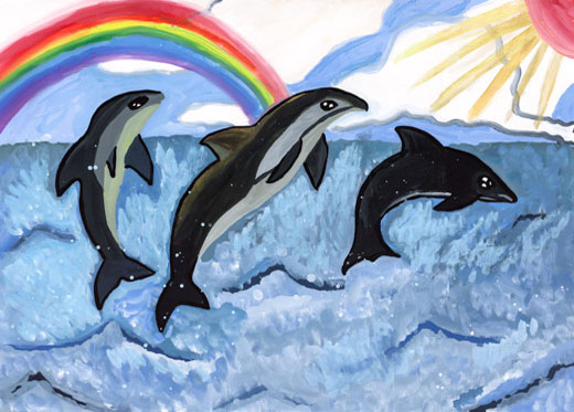 イルカもHappy