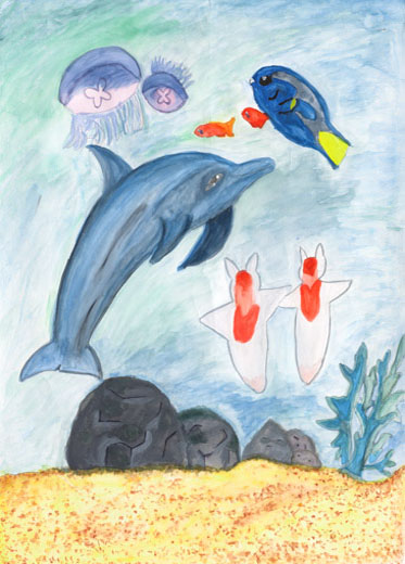 エメラルドの海