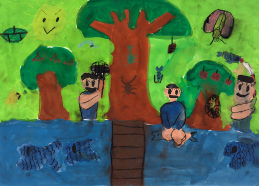 ともだちとぼくのなつやすみ