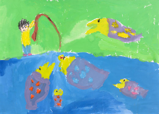 お魚がたくさんいるきれいな川を作ろう