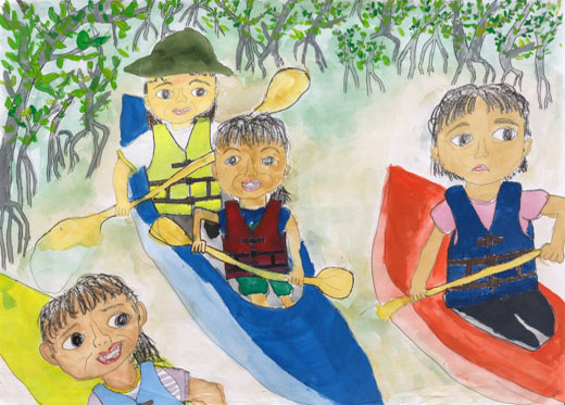 マングローブの森をカヌーに乗って！！～すごい！奄美の自然～