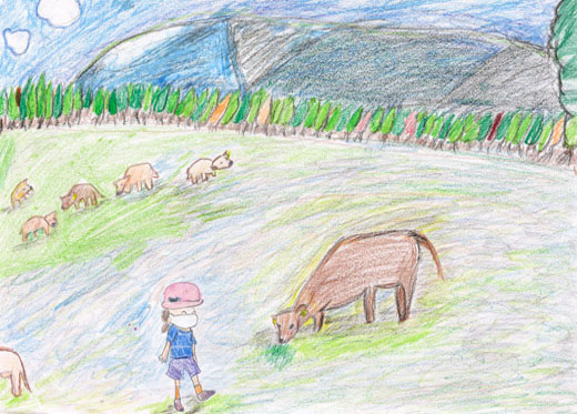 ラブリー牧場のカラシちゃん