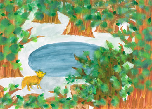 きつねのすむ森