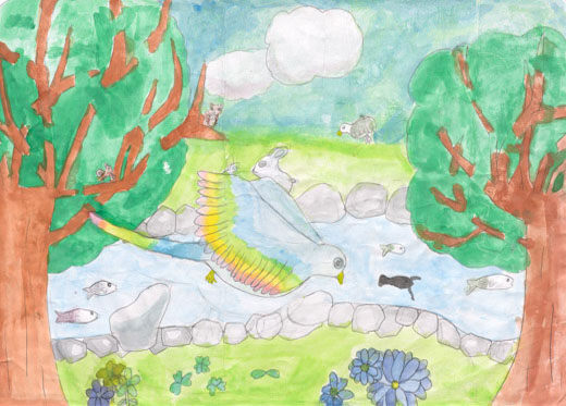 元気に暮らす動物たち