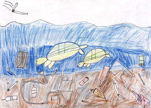 海をきれいにしよう