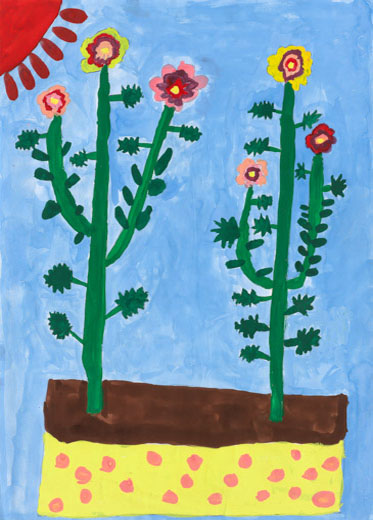 きれいでふしぎな花