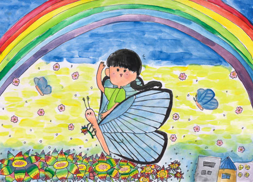 ちょうちょにのって