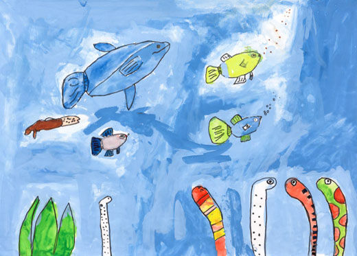 楽しくおよぐさかなたち