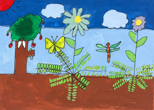 しぜんいっぱいたのしいね！