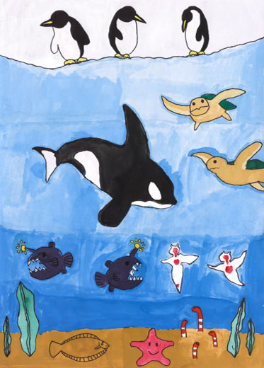 笑顔でくらす生き物