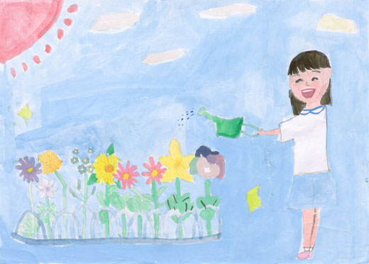 花でかんきょうを良くしよう！