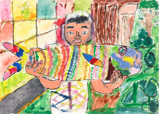 アオチビキつったどー