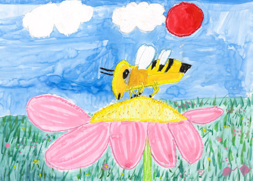 ゆたかな自然とハチ