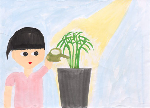 小さな植物でも