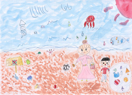 ちゃんとゴミは拾いましょう