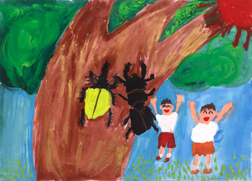 ぼくの大すきなカブトムシ