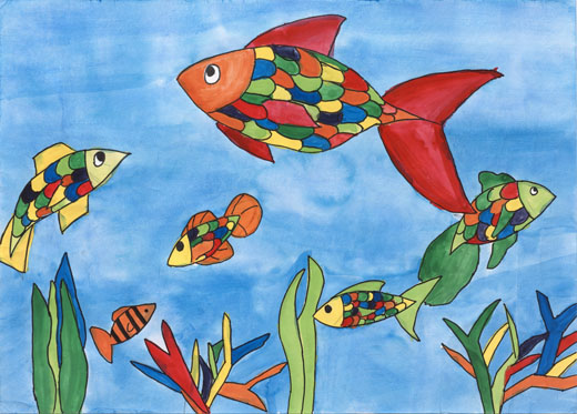 七色の魚達ときれいな海