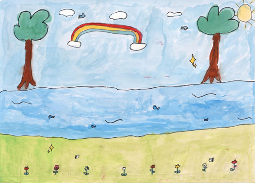 きれいなしぜん生きものにこにこ