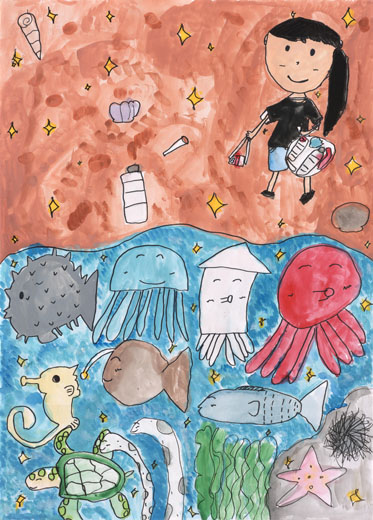 キレイな海とキレイな陸にすむ生き物