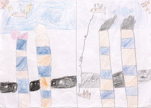 きれいな空気、きたない空気