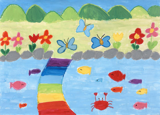 きれいな川にはすてきななかま