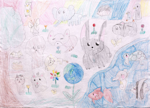 ちきゅうのお花とどうぶつたち