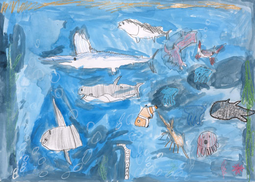 さかなたちのへいわなくらし