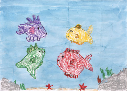 きれいな海でうれしい魚