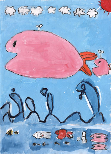 ぴんくのくじら