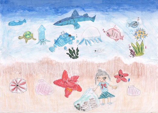 みんながごみひろって、ハッピー