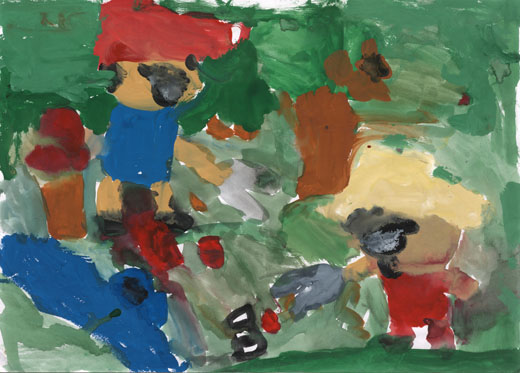 山のごみをもちかえろう