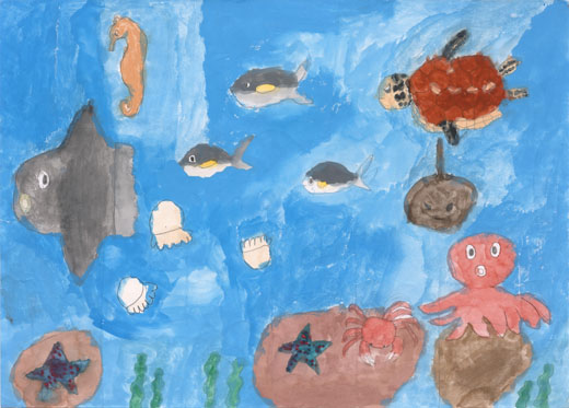 海の中の生きものたち