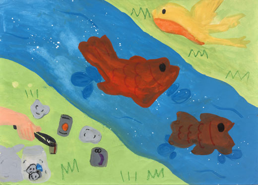 自然であふれる、きれいな川