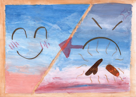 海や川にゴミをすてないで！