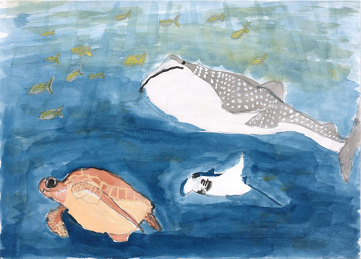 海の中の生き物