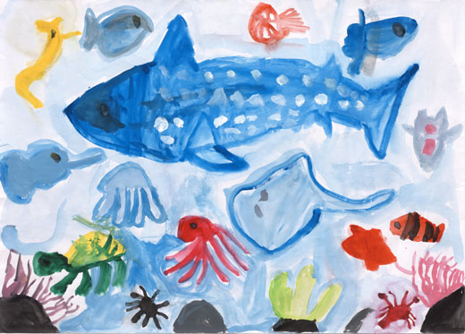 およぐ海の生ぶつ