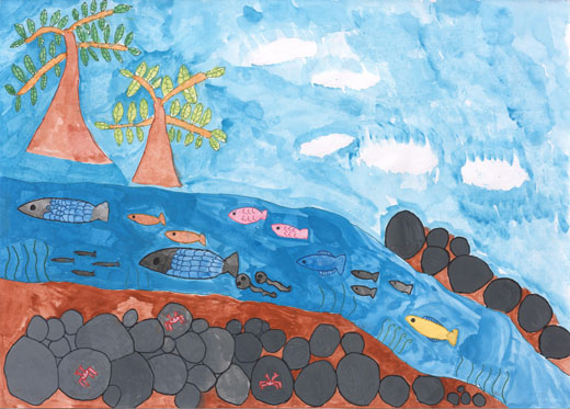 自然豊かな川・きれいな空気