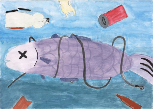 魚がないてるよ。