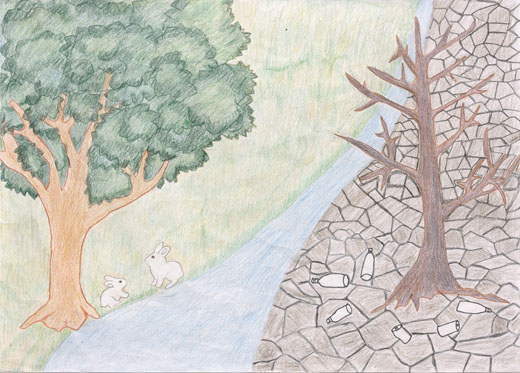 外の空気がきれい