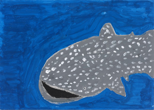 海をおよぐジンベエザメ