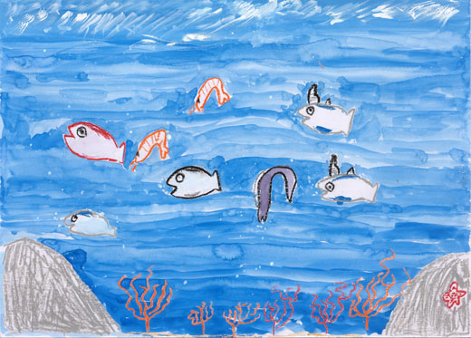 さかなたちのきれいな海