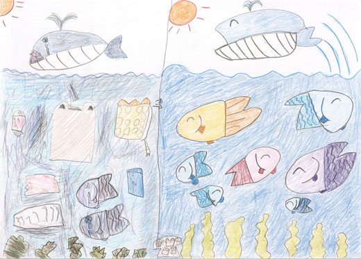 みんながあつまるうみ