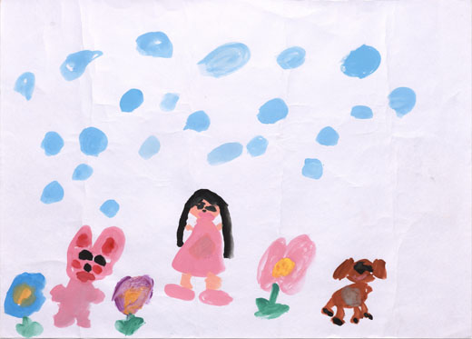 くうきが、きれいでうれしいな